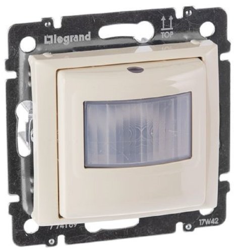 Датчик движения инфракрасный без рамки Legrand Valena 1000 Вт 120°слоновая кость  картинка